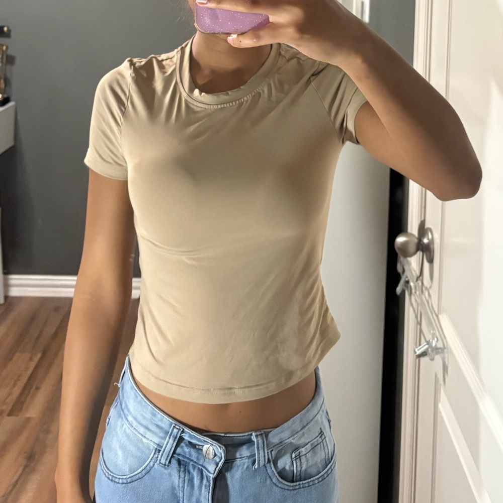 Classic Beige Women's Top